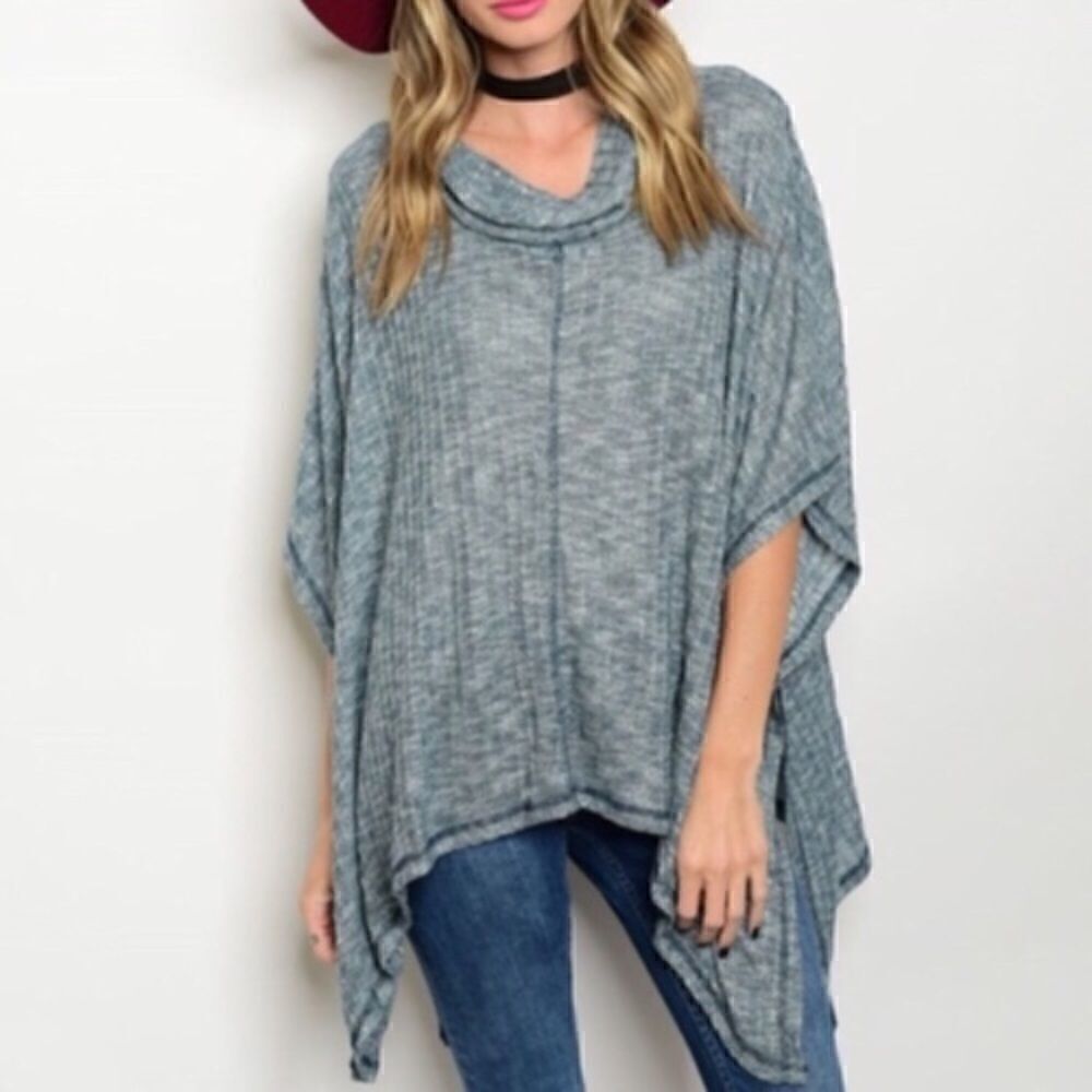 Irregular Sides Pull Over Tunic Top - Picture 5 of 5